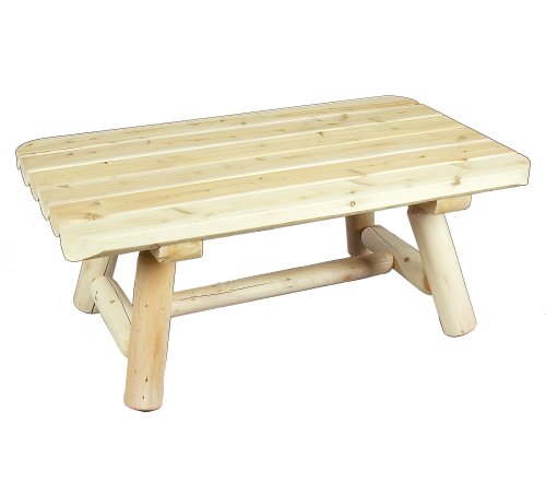 Cedarlooks 020090A Log Rectangular Coffee Table