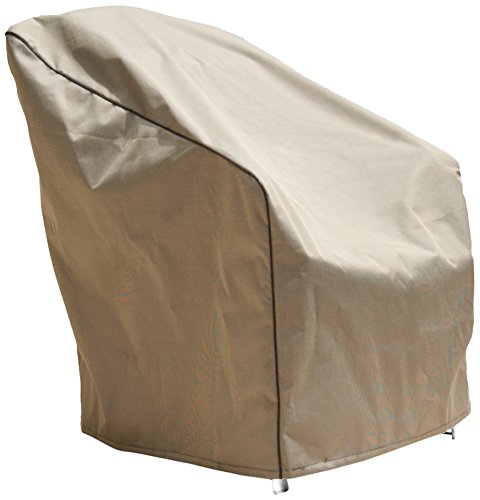 Budge English Garden Large Outdoor Chair Cover P1W02PM1, Tan Tweed (34 H x 36 W x 41 D)