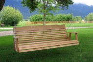5′ Cedar Porch Swing, Amish Crafted – Includes Chain & Springs