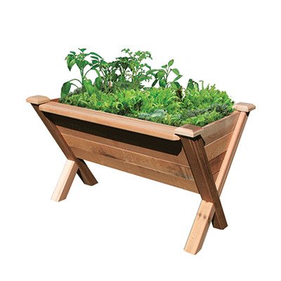 Gronomics MRGW 34-48 Modular Rustic Garden Bed Wedge, 34 by 48 by 32-Inch