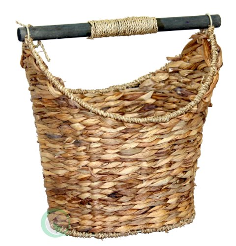Quickway Imports Rustic Toilet Paper Holder/Magazine Basket