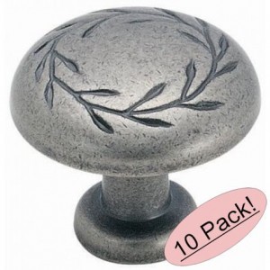 rustic amerock cabinet touch inspirations wn oversized weathered knob nickel diameter hardware leaf pack furniture decor