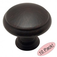 Cosmas 5422ORB Oil Rubbed Bronze Cabinet Hardware Round Mushroom Knob – 1-3/16″ Diameter – 10-Pack