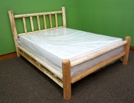 Midwest Log Furniture – Queen Premium Cedar Log Bed