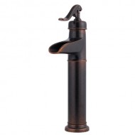 Pfister Ashfield Single Control Vessel Bathroom Faucet, Rustic Bronze