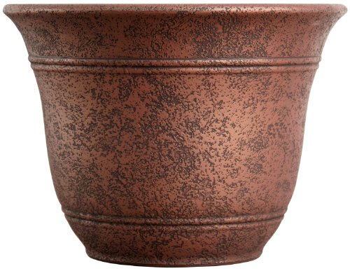 Living Accents SRA16001P05 Sierra Planter, Rustic Redstone, 16-Inch Width