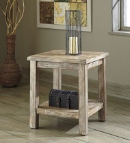 Ashley Furniture T500-302 Chair Side Vintage Rustic End Table