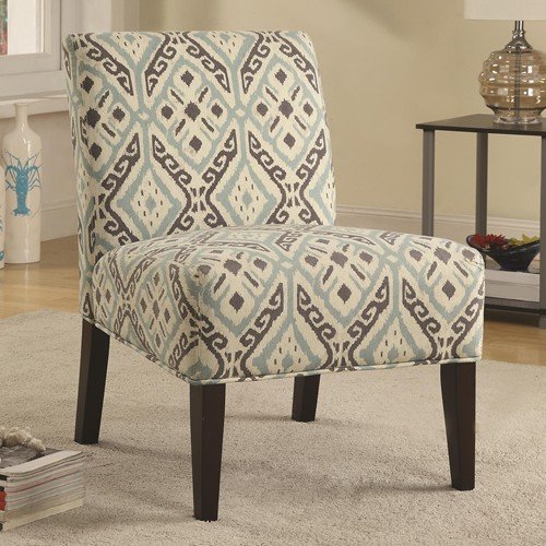 Coaster Home Furnishings 902191 Casual Accent Chair, Expresso/Beige