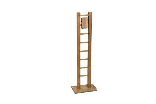 Amish-Made, Handcrafted Wooden Monkey Ladder (Harvest Finish)