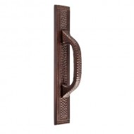 The Copper Factory CF113AN Solid Cast Copper Rectangular Backplate for  3-Inch Center Pulls, Antique Copper