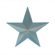 24″ Weathered Patina Copper Country Rustic Star Indoor/Outdoor Wall Decoration