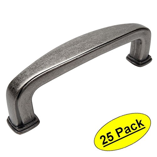 Cosmas 4389WN Weathered Nickel Cabinet Hardware Handle Pull – 3″ Hole Centers, 25 Pack