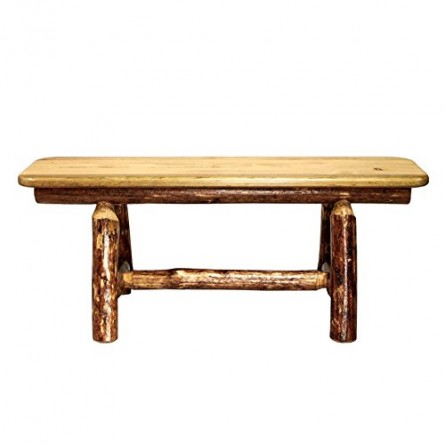 Montana Woodworks Glacier Country Collection Plank Style Bench, 45Inch