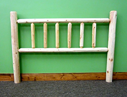 Midwest Log Furniture – Twin Northern White Cedar Log Headboard
