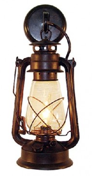 Rustic lantern wall mounted light – Large Rustic