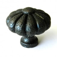 Rustic Hammered Oil Rubbed Bronze (Black) Solid Cabinet Hardware Knob C011ORB Pull Ancient Treasures