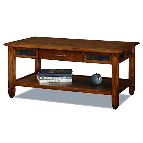 Slatestone  Oak Storage Coffee Table – Rustic Oak Finish