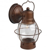 Brinks 7546-624 Hampton Rustico Lantern Outdoor Lighting, Aged Bronze