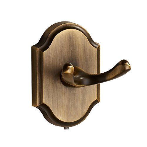 MARMOLUX ACC Aix Series 16235-CO Bathroom Double Robe Hook Stainless Steel, Oil Rubbed Bronze Coffee