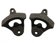 2 PACK of Okallo Products Cast Iron Wall Mount Bottle Opener – Rustic Look for Man Cave (2)