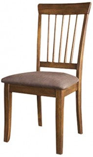 Ashley Furniture Signature Design Berringer Dining UPH Side Chair, Hickory Stain Finish, Set of 2
