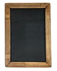 Vintage Framed Slate Kitchen Chalkboard ( 7″ x 10″) – Decorative Chalk Board for Rustic Wedding Signs, Kitchen Pantry & Wall Decor