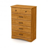South Shore Furniture Cabana 5-Drawer Chest, Country Pine