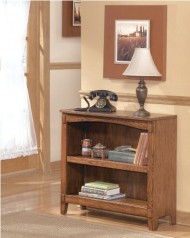 Ashley Furniture Signature Design Cross Island Bookcase, Small, Medium Brown Oak Stained Finish