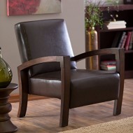 Rest Easy in This Beautifuly Crafted Espresso Brown Leather Artisan Classic Mission Style Chair Seat. Sale Price, BUY Yours Today!