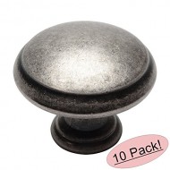 Cosmas 5422WN Weathered Nickel Cabinet Hardware Round Mushroom Knob – 10 Pack