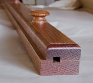 Amish Quilt Rack Clamp – 42″- Solid Cherry (Choose Your Custom Stain Option)