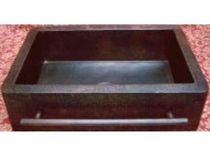 Farmhouse Apron Copper Sink With Integrated Towelbar – Dark – Standard 33″x22″x9″