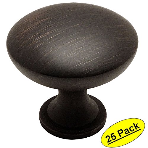 Cosmas® 5305ORB Oil Rubbed Bronze Traditional Round Solid Cabinet Hardware Knob – 1-1/4″ Diameter – 25 Pack