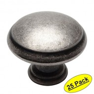 Cosmas 5422WN Weathered Nickel Cabinet Hardware Round Mushroom Knob – 25 Pack