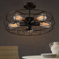 Electro_BP; Vintage Style Metal Art Ceiling Light Max 300W With 5 Lights Painted Finish