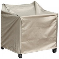 Budge English Garden Extra Small Outdoor Chair Cover P1A02PM1, Tan (31 H x 30 W x 27 D)