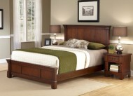 Home Styles The Aspen Collection  King Bed and Night Stand